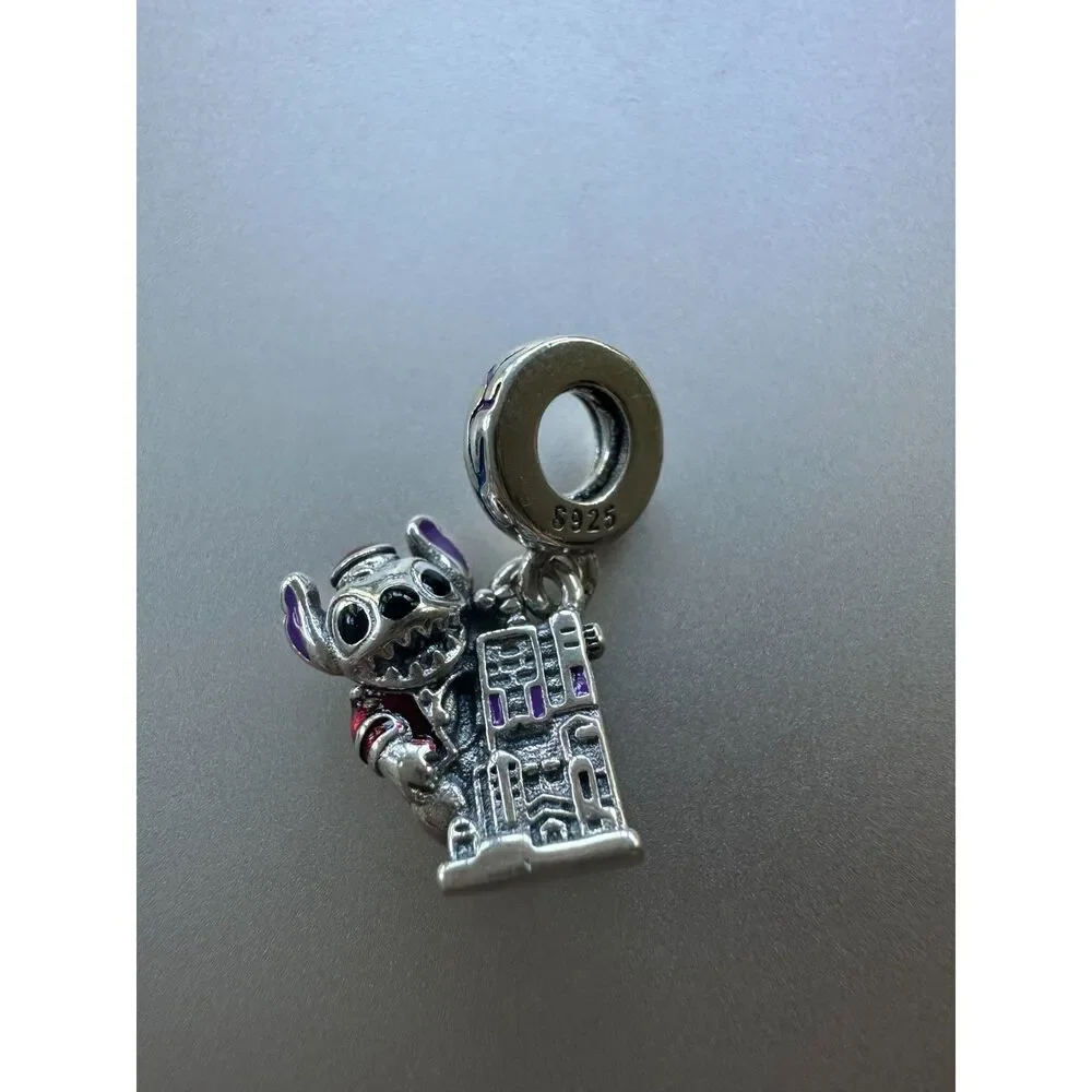 NWOT Stitch Hollywood Tower of Terror Paris Disneyland x Pandora FIT Charm